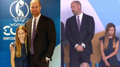 Princess Charlotte football debut