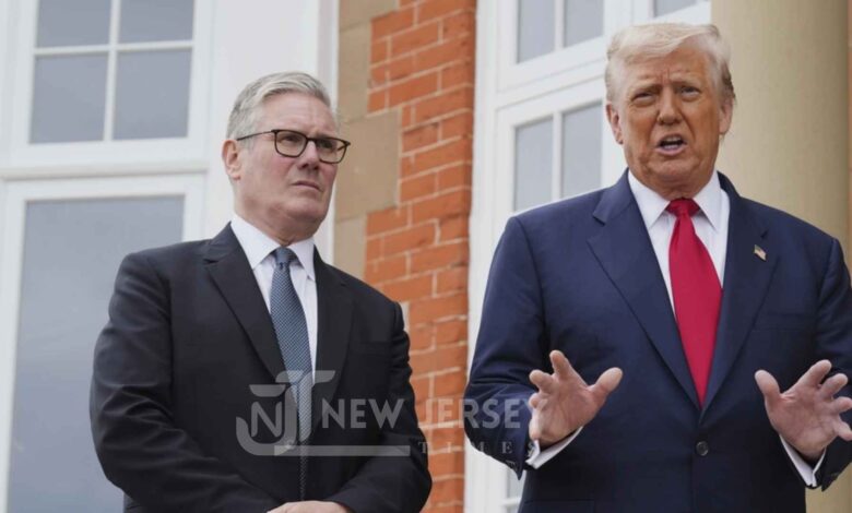 Trump Starmer Gaza meeting