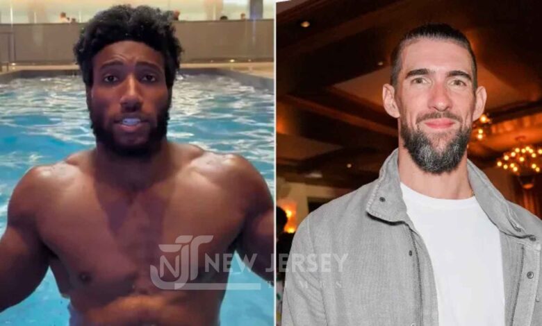 Michael Phelps Ravens swimming