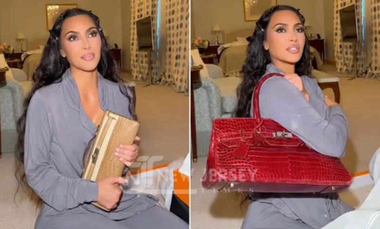 Kim Kardashian Hermès unboxing